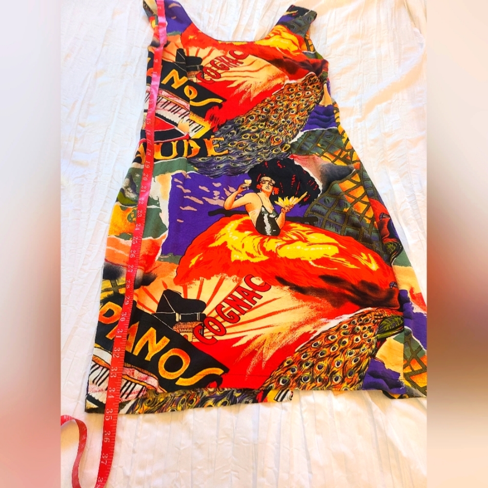 Jams World Dress, wearable art, unique one of akind